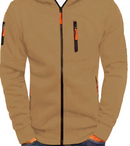 JAQUETA DE MOLETOM MASCULINA COM CAPUZ