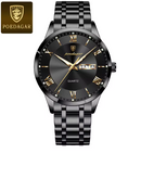 RELOGIO MASCULINO LUXO MARCA POEDAGAR COM ILUMINAÇÃO