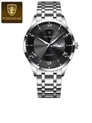 RELOGIO MASCULINO LUXO MARCA POEDAGAR COM ILUMINAÇÃO