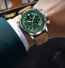 RELOGIO MASCULINO LUXO MARCA POEDAGAR COM ILUMINAÇÃO, PULSEIRA DE COURO