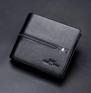 BULLCAPTAIN-CARTEIRA DE COURO GENUÍNO PARA HOMENS