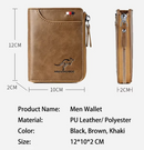 CARTEIRA MASCULINA COM ZIPER