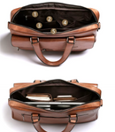 PASTA MASCULINA DE OMBRO EM COURO PU