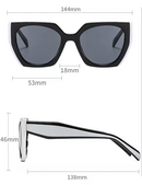 ÓCULOS DE SOL QUADRADOS, FASHION INSPIRED, ÓCULOS COM PROTEÇÃO UV400