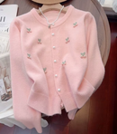 CARDIGAN DECORADO COM PÉROLAS