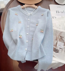 CARDIGAN DECORADO COM PÉROLAS