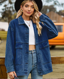 JAQUETA JEANS FEMININA SLIM