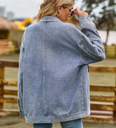 JAQUETA JEANS FEMININA SLIM