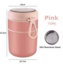 POTE TÉRMICO PARA ALIMENTOS EM AÇO INOXIDÁVEL