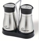 SALEIRO E PIMENTEIRO DE VIDRO