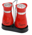 SALEIRO E PIMENTEIRO DE VIDRO