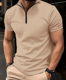 CAMISETA POLO COM ZÍPER