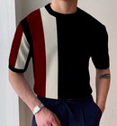 CAMISETA MANGA CURTA DESIGNER LUXO EM ALGODÃO