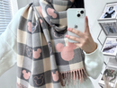 CACHECOL/ PASHMINA FEMININO MICKEY COLLECTION LUXO PARA O INVERNO
