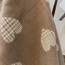 CACHECOL/ PASHMINA FEMININO CORAÇÕES LUXO PARA O INVERNO