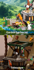 KIT DE MONTAR CABANA NA ÁRVORE COM 1486 PEÇAS