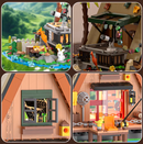 KIT DE MONTAR CABANA NA ÁRVORE COM 1486 PEÇAS