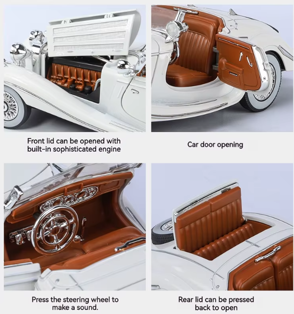 CARRO INFANTIL VINTAGE COLECIONÁVEL NA PROPORÇÃO 1:24