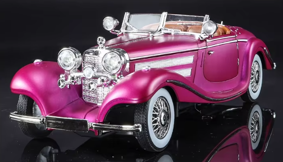 CARRO INFANTIL VINTAGE COLECIONÁVEL NA PROPORÇÃO 1:24