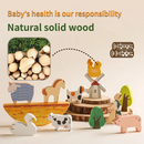 FAZENDA EM MADEIRA INFANTIL ESTILO MONTESSORI