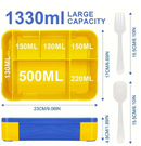 MARMITA COM VÁRIOS COMPARTIMENTOS