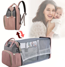 MOCHILA MATERNIDADE COM BERÇO PORTÁTIL