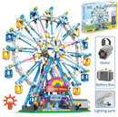 RODA GIGANTE INFANTIL COM ILUMINAÇÃO E MOTORIZADA